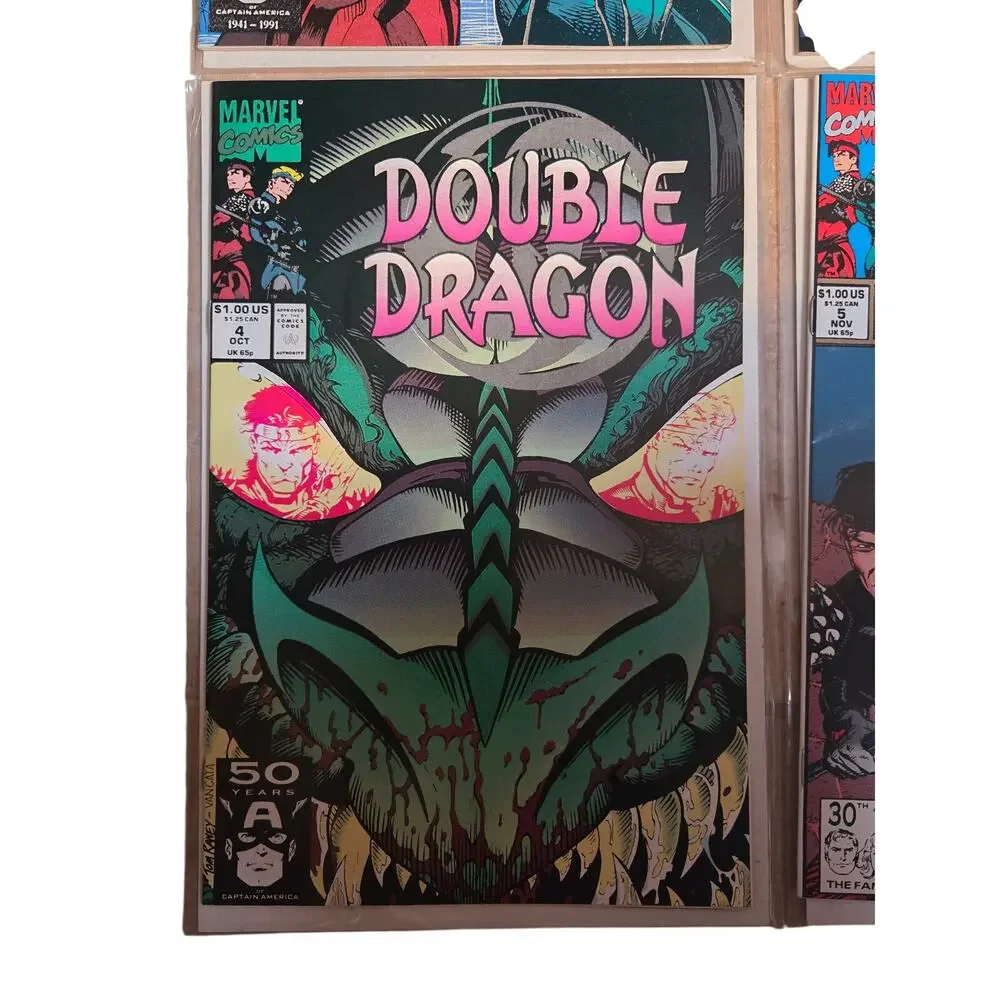 Double Dragon #1-6 Complete Set Marvel Comics 1991 Video Game Comic Series